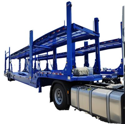 Maximale nuttige lading 30000 kg 2/3-assige wagendrager Halve vrachtwagen aanhangwagen voor het vervoer van voertuigen