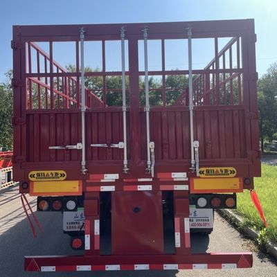 Veevervoertrailer 40FT 3 axel opslagruimte hek half-trailer voor de Afrikaanse markt