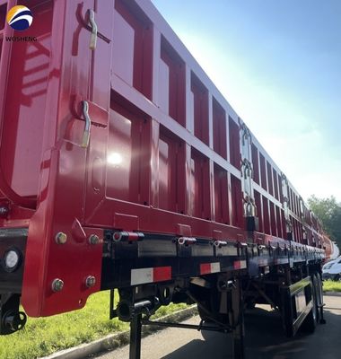 Veevervoertrailer 40FT 3 axel opslagruimte hek half-trailer voor de Afrikaanse markt