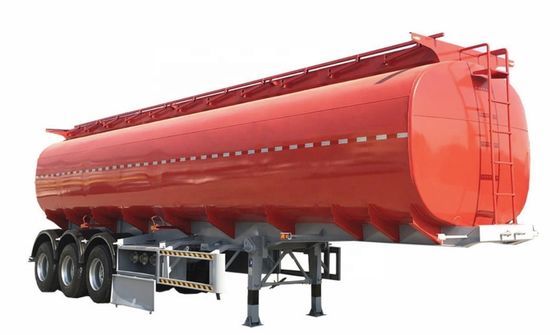 13000*2550*3780mm Carbon Steel Isolatie Brandstof Tanker Halve aanhanger met 12R22.5 banden