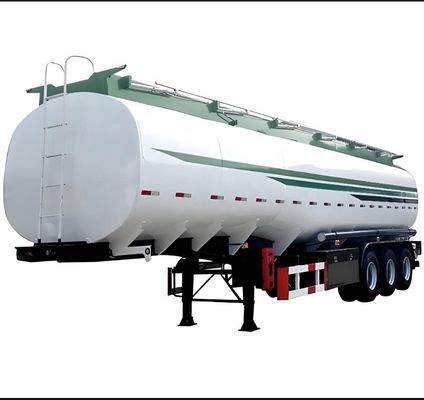 13000*2550*3780mm Carbon Steel Isolatie Brandstof Tanker Halve aanhanger met 12R22.5 banden