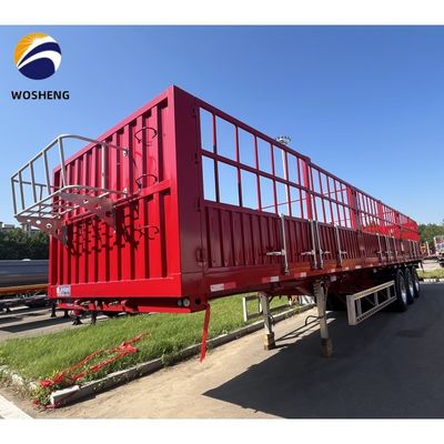 2&quot; King Pin Commercieel gebruik 3assen hek half-aanhanger voor bulk vracht vee enz.