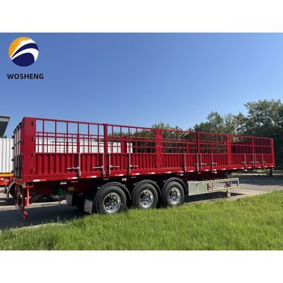 2&quot; King Pin Commercieel gebruik 3assen hek half-aanhanger voor bulk vracht vee enz.