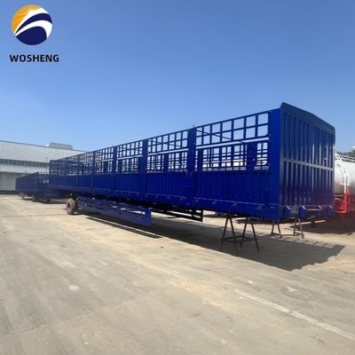 12400x2500x3650mm Staal 3 as 4 as hek Truck Halve aanhanger voor in verschillende kleuren