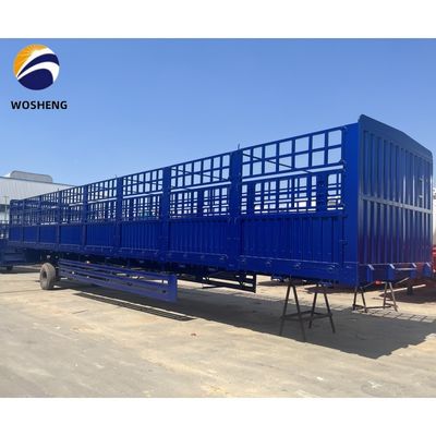 12400x2500x3650mm Staal 3 as 4 as hek Truck Halve aanhanger voor in verschillende kleuren