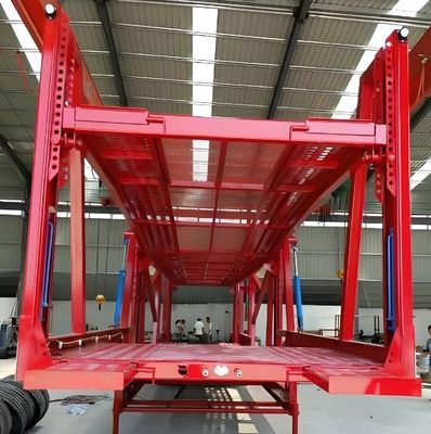 2 assen dubbeldek auto drager half-aanhanger met aanpasbare afmetingen van Wosheng