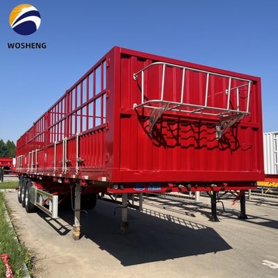 12400x2500x3650mm Staal 3 as 4 as hek Truck Halve aanhanger voor in verschillende kleuren