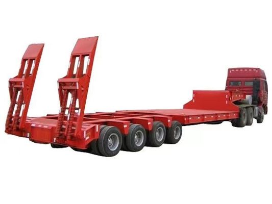 Hoofdbalk Q345B / T700 Staal 40 ton laaggelegen aanhangwagen voor zware vracht