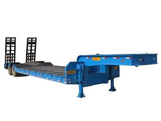 Hydraulische laagplatform-half-aanhanger voor laagbelader-aanhanger maximale lading 30-100 ton