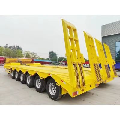 Hydraulische laagplatform-half-aanhanger voor laagbelader-aanhanger maximale lading 30-100 ton