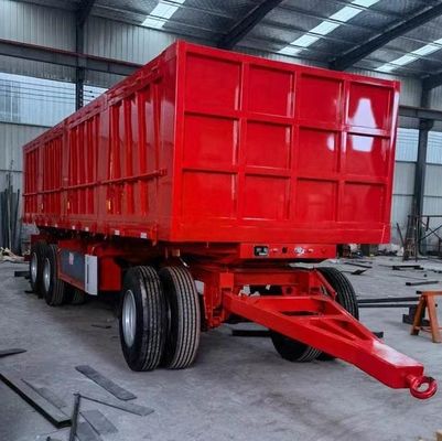 40-100 ton trekbalk slepen Dolly vol vrachtwagen aanhangwagen met zijwand staak voor zware ladingen
