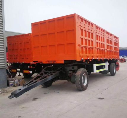 40-100 ton trekbalk slepen Dolly vol vrachtwagen aanhangwagen met zijwand staak voor zware ladingen
