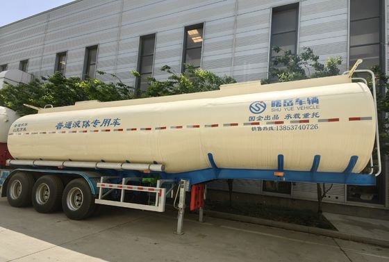 Tank aanhanger van roestvrij staal van aluminiumlegering Maximale lading 30000 kg voor het vervoer van vloeistoffen