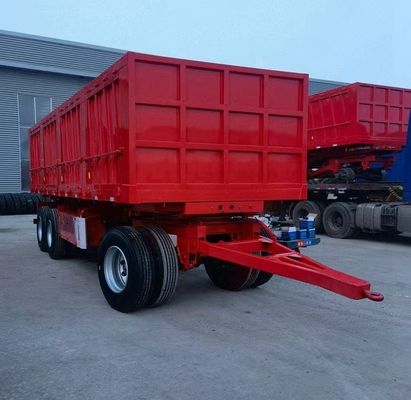 40-100 ton trekbalk slepen Dolly vol vrachtwagen aanhangwagen met zijwand staak voor zware ladingen