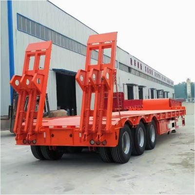 FUWA/JOST/WOSHENG Landing Gear 50 ton 60 ton Hydraulische lowboy-halswagen