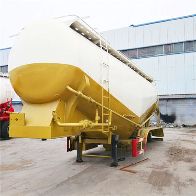 45CBM Koolstofstaal Roestvrij staal Aluminium Tanker Halve aanhangwagen Brandstof-Olie Tank Trailer Vloeistof Tank Halve aanhangwagen