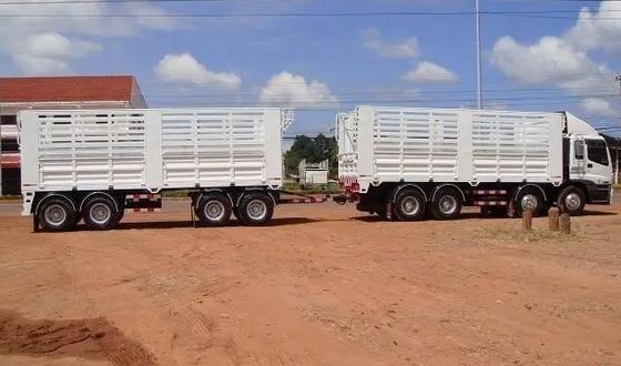 3 as trekbalk sleep Dolly vol vrachtwagen aanhangwagen met hek stake op verzoek van de klant