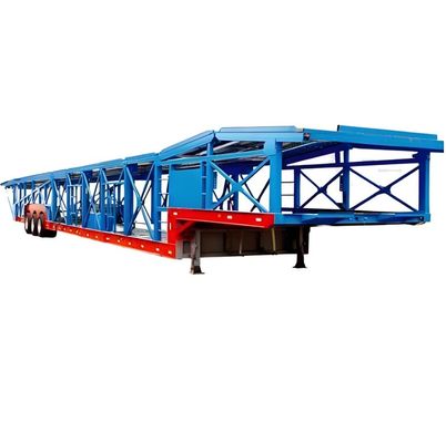 35 ton maximale laadkracht dubbeldek vloer half-aanhanger voor meerdere 6-10 auto's voertuigdrager