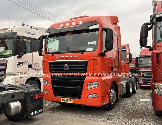 SINOTRUK Gebruikte SITRAK G7 480 pk AMT versnellingsbak 6x4 type schijfrem 10 wielen Truck Head Tractor Trailer