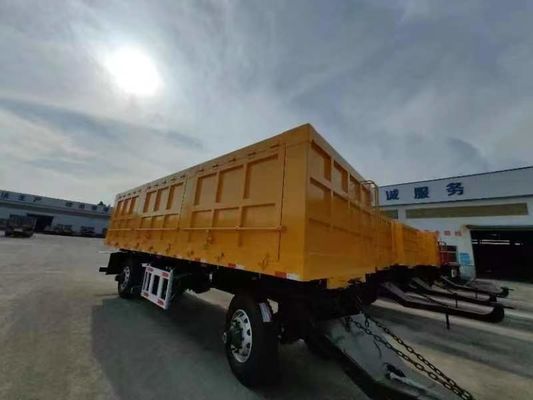 500 mm Hoogte Q345 koolstofstaal trekbal sleep Dolly Voltrailer voor 40-100 ton lading