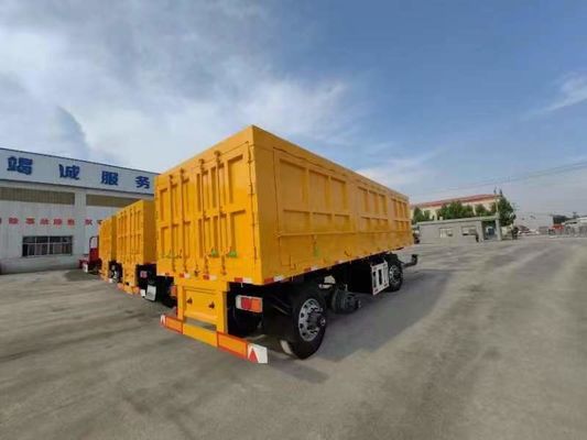 500 mm Hoogte Q345 koolstofstaal trekbal sleep Dolly Voltrailer voor 40-100 ton lading