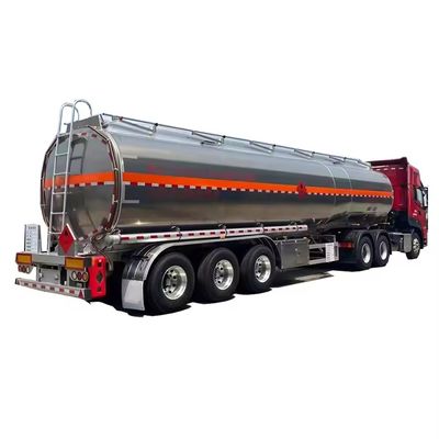 45000 liter aluminium legering roestvrij staal brandstoftank Halve aanhangwagen met 2/3 assen