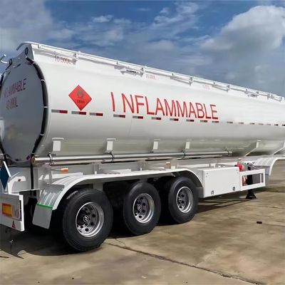 45 CBM brandstoftank aanhangwagen voor het vervoer van brandstof en water Truck Tanker aanhangwagen door WOSHENG