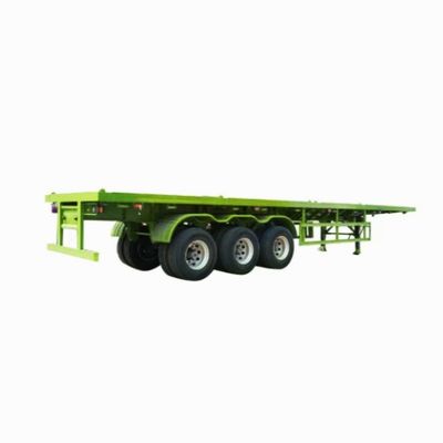 Semi-trailer flatbedcontainertruck met verstelbaar twistlock 12500x2500x1600-3100mm