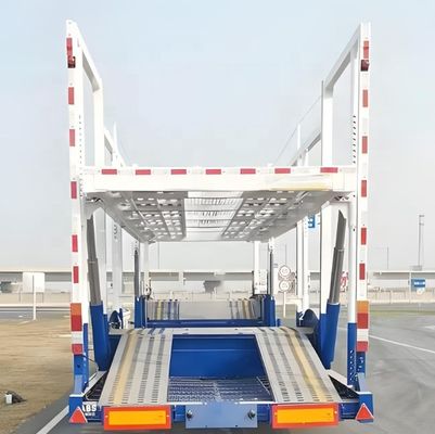 Standaard gereedschapskist geïnstalleerd dubbele dek auto drager Semi-trailer 16690x2700x3000mm