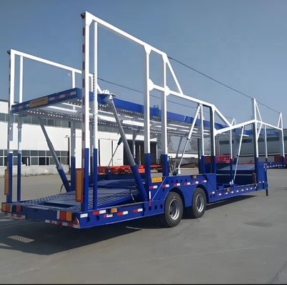 Standaard gereedschapskist geïnstalleerd dubbele dek auto drager Semi-trailer 16690x2700x3000mm