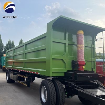 Volledige aanhangwagen met trekbalk voor het vervoer van zware vracht