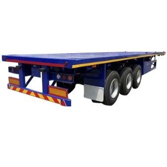 Flatbed Semi-trailer met 20-80 ton capaciteit in 2/3/4 assen van 14M voor 40ft trailer