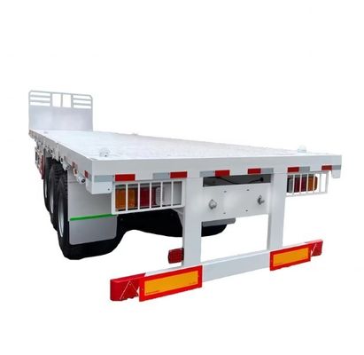 Flatbed Semi-trailer met 20-80 ton capaciteit in 2/3/4 assen van 14M voor 40ft trailer