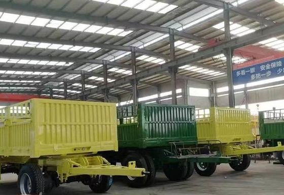500 mm Q345 Carbon Steel trekbal hek Volle trailer met 3 assen 40-100 ton capaciteit