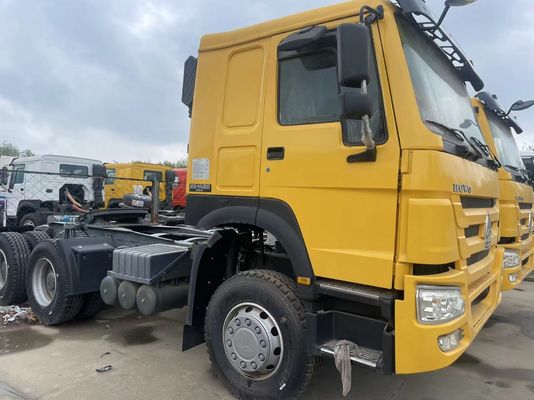 Gebruikte linksafdrijving 6x4 Truck Head 350-450HP Traktortruck met een capaciteit van 31-40 T
