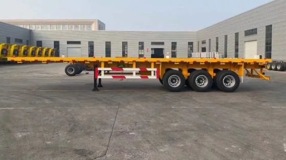 12 Set Twist Lock Flatbed Semi-Trailer voor 30 tot 100 ton capaciteit en Truck Trailer