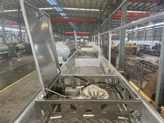 ontwerp 15000L 60000L 2/3/4 assen brandstof olie Benzine/kerosine/dieseltank halve aanhangwagen