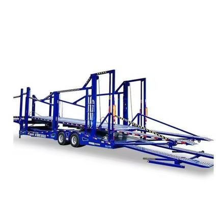 Wosheng 2 Assen Car Carrier Trailer Double Deck Car Transport Semi Trailer voor Duurzaam