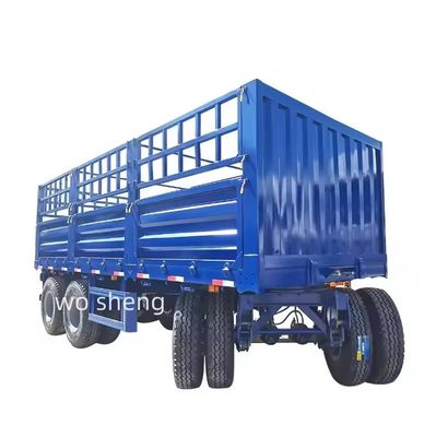 20-80 ton volop aanhangwagen met staalmateriaal en maat 7600X2450X2500mm