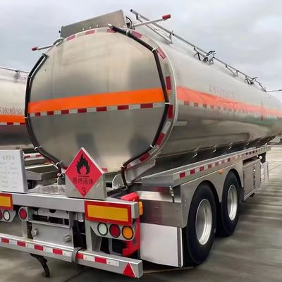 ontwerp 15000L 60000L 2/3/4 assen brandstof olie Benzine/kerosine/dieseltank halve aanhangwagen