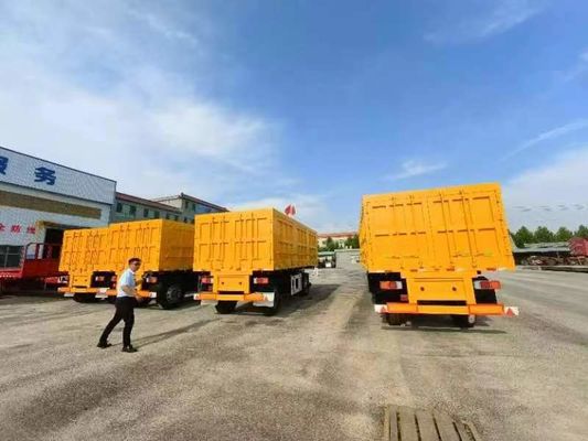Op verzoek van de klant Volledige aanhangwagen met 2 assen 20ft trekbal Cargo Fence Semi-trailer