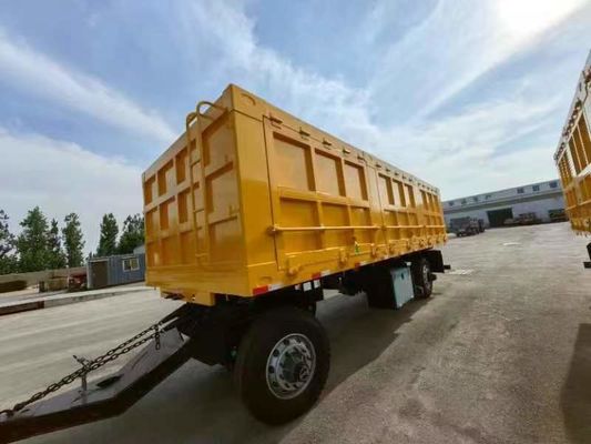Op verzoek van de klant Volledige aanhangwagen met 2 assen 20ft trekbal Cargo Fence Semi-trailer