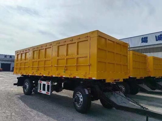 WOSHENG 2 Assen vrachtvervoer Voltrailer met trekbalk en op verzoek van de klant
