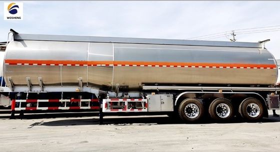 Truck Trailer 20-60CBM Liquid Food Tank Semi-trailer met lucht/mechanische ophanging