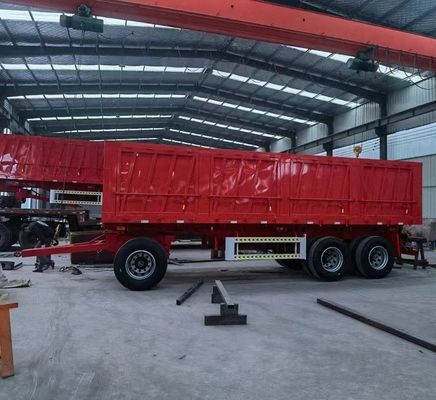 500 mm Q345 koolstofstaal trekbalk zijdelingse muur volop aanhanger voor 40-100 ton laadvermogen