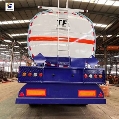 Op maat gemaakte 2000L 60000L 3-assige brandstoftanker Benzine/kerosine/dieseltank Semi-trailer