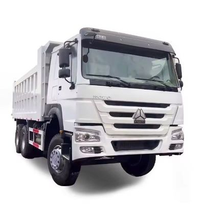 Links stuur Gebruikte 336HP HOWO dumptruck voor transport in uitstekende staat