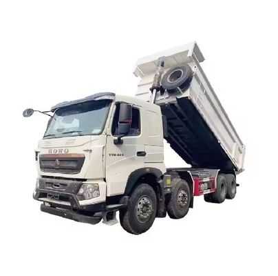 Links stuur Gebruikte 336HP HOWO dumptruck voor transport in uitstekende staat