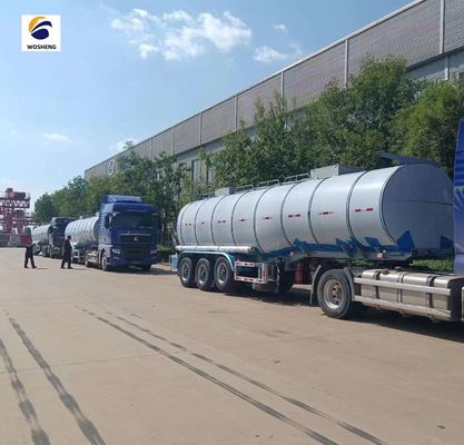 Op maat gemaakte 20CBM 60CBM 3-assige brandstoftanker benzine/kerosine/dieseltank halve aanhangwagen