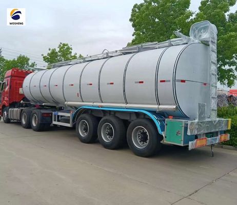 Op maat gemaakte 20CBM 60CBM 3-assige brandstoftanker benzine/kerosine/dieseltank halve aanhangwagen